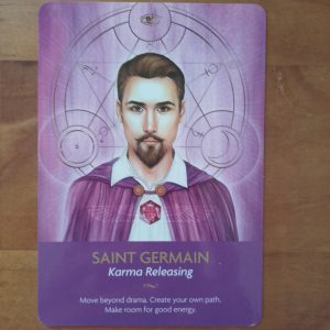Changer de fréquence : Écriture inspirée de la carte Maître Saint Germain 1
